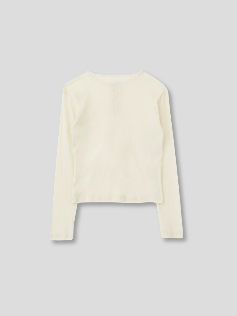 sheer velvet henley top