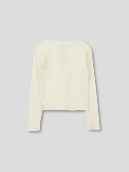 sheer velvet henley top