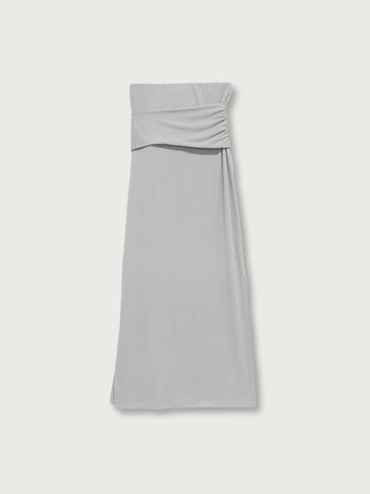 belt maxi skirt