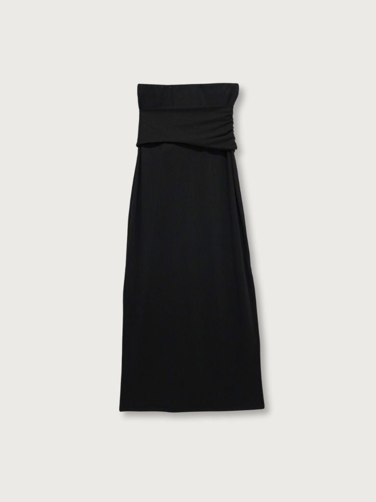 belt maxi skirt