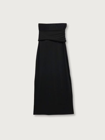 belt maxi skirt