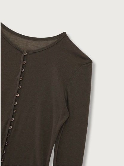 button cardigan