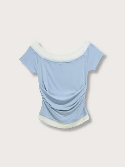 two tone layered T
