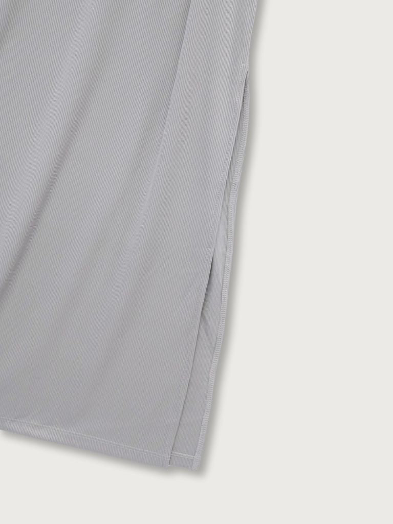 belt maxi skirt