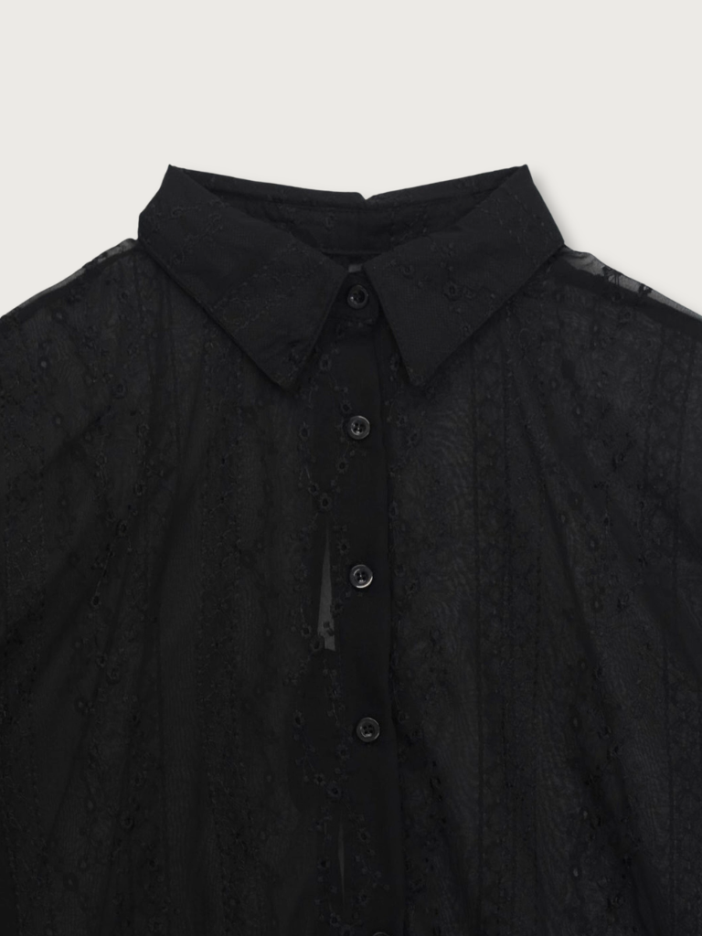 【先行予約販売】tie back lace shirt