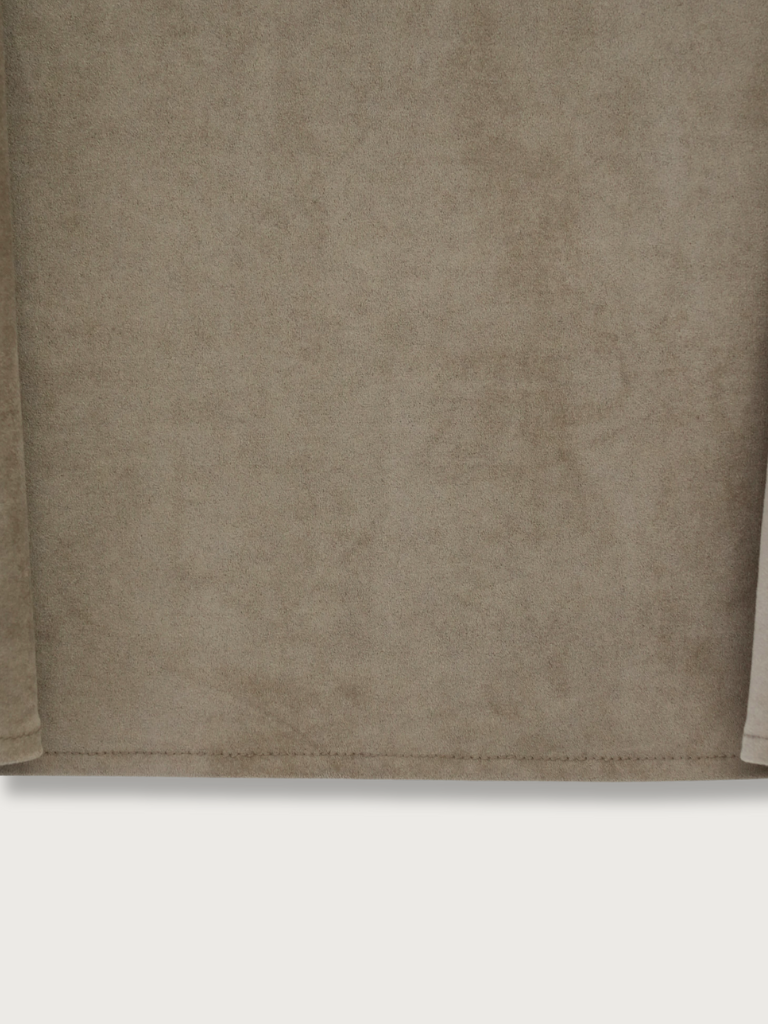 suede long skirt