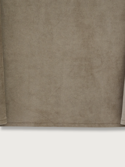 suede long skirt
