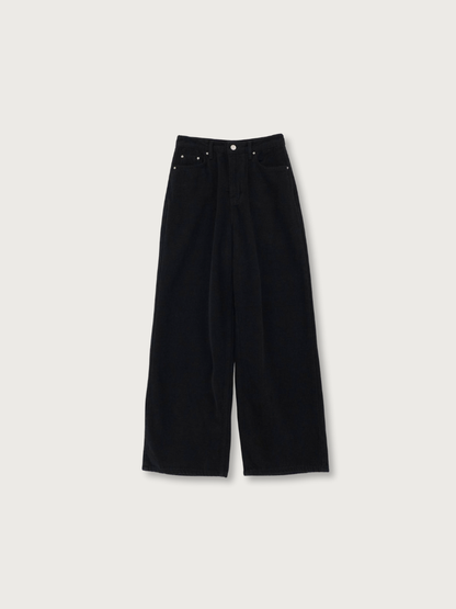 wool wide pants