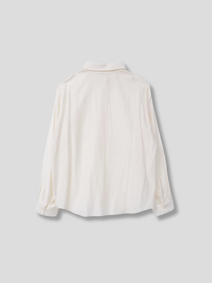 sheer bustier shirt