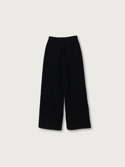 wool wide pants