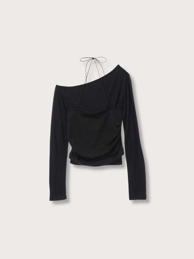 sheer layered top