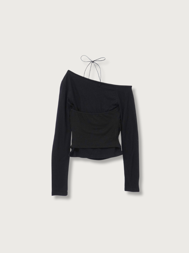 sheer layered top