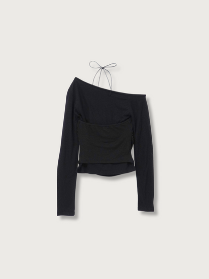 sheer layered top