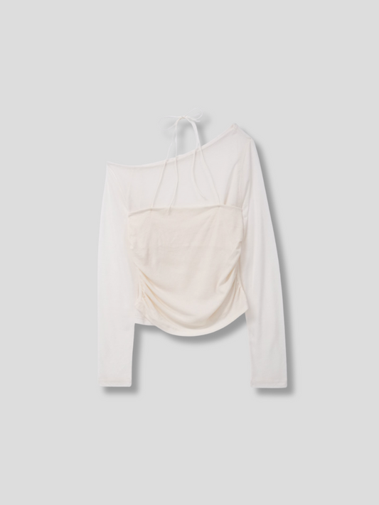 sheer layered top
