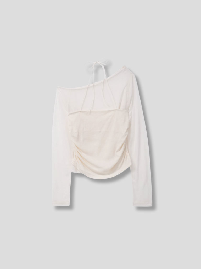 sheer layered top