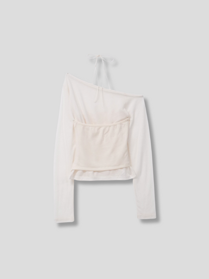 sheer layered top