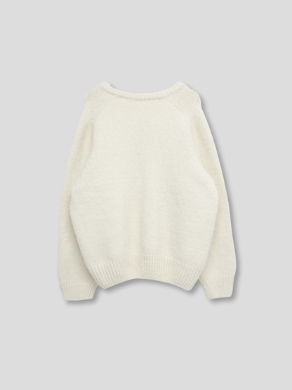 v neck soft knit