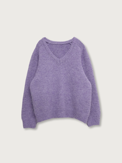 v neck soft knit