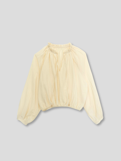 【先行予約販売】frill neck blouse
