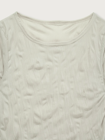 crinkle tee