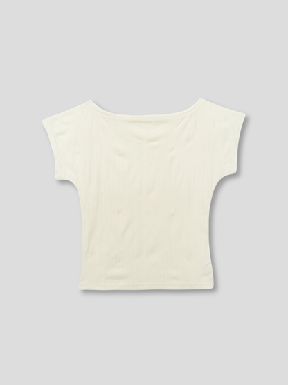 boat neck tee