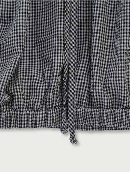 shirring sleeveless blouse