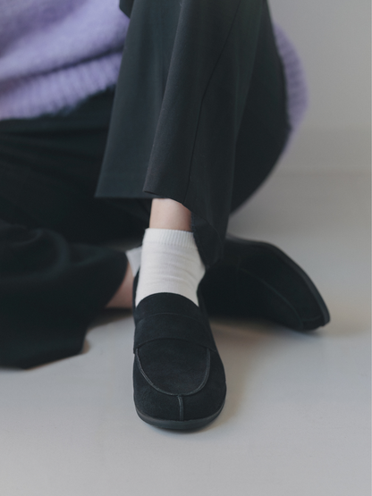 suede loafer