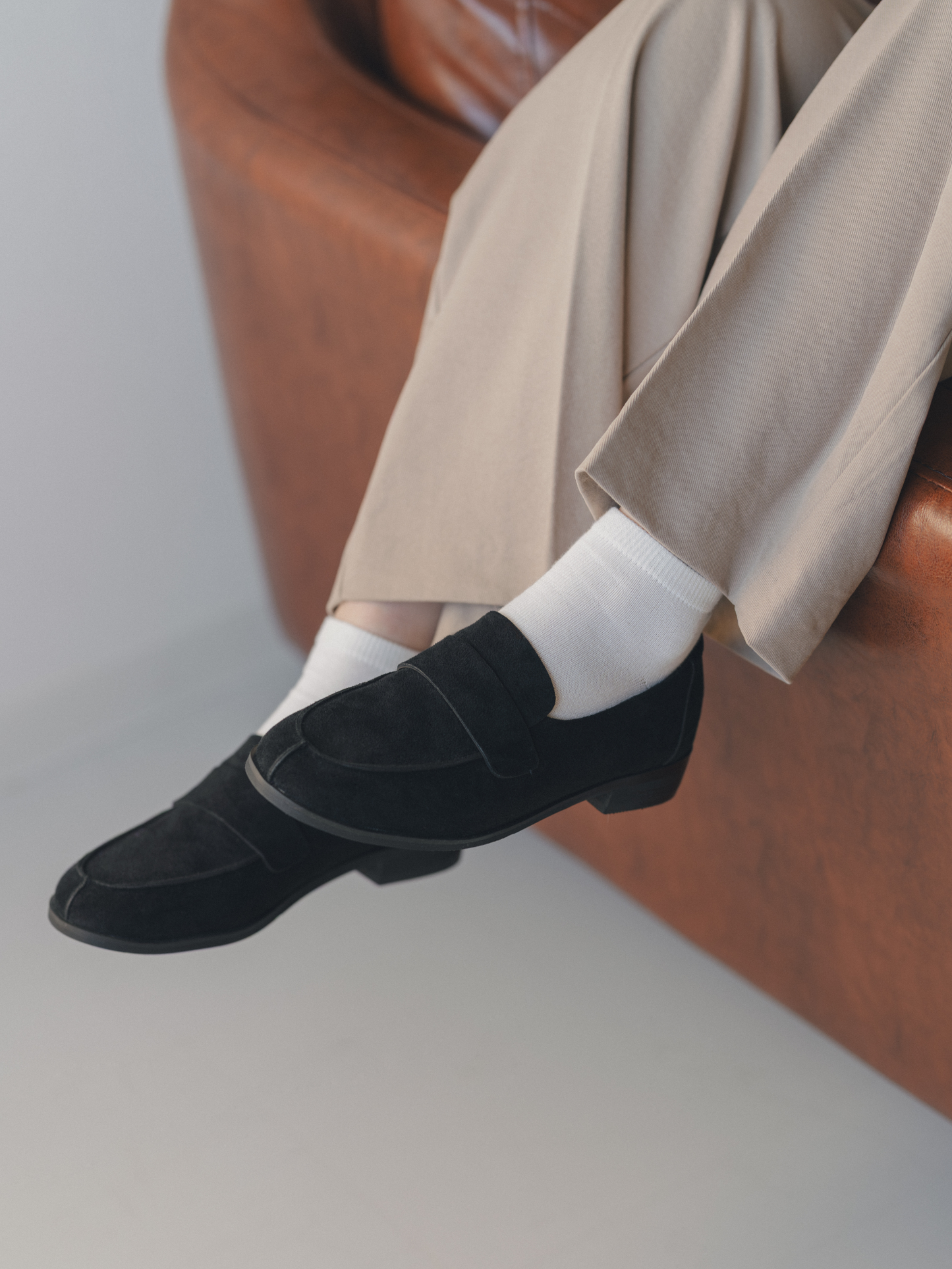suede loafer