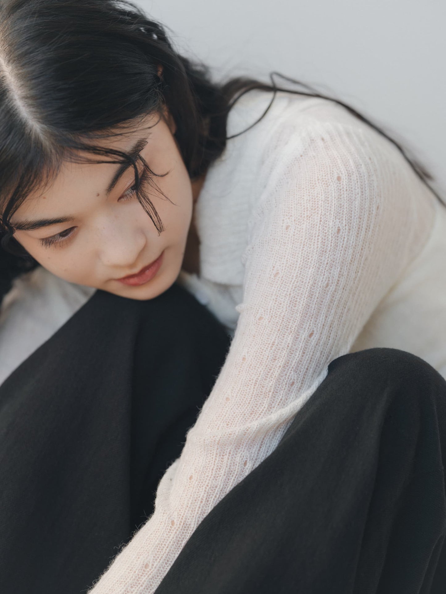 bustier set rib knit