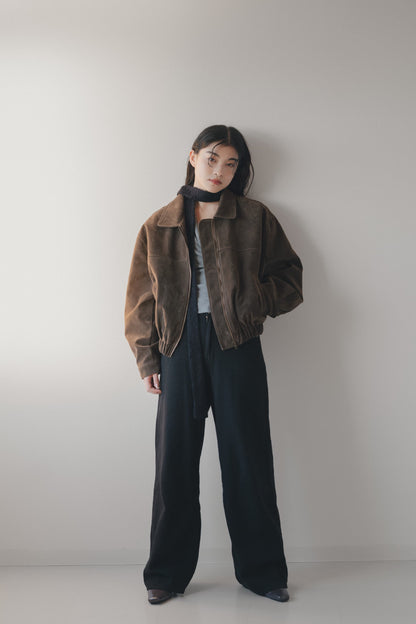 suede blouson
