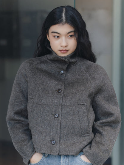 wool short jacket