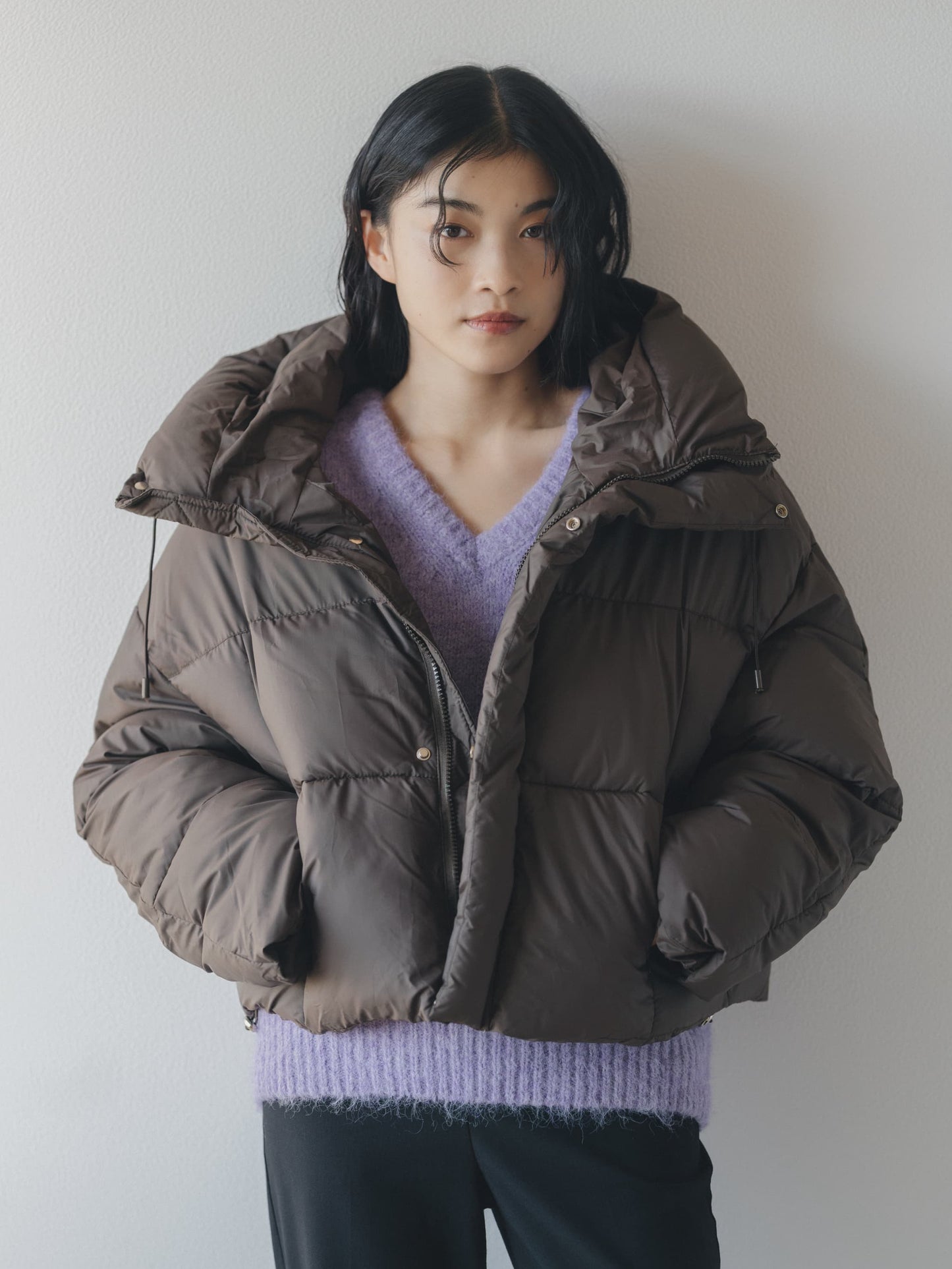 high neck foodie padding