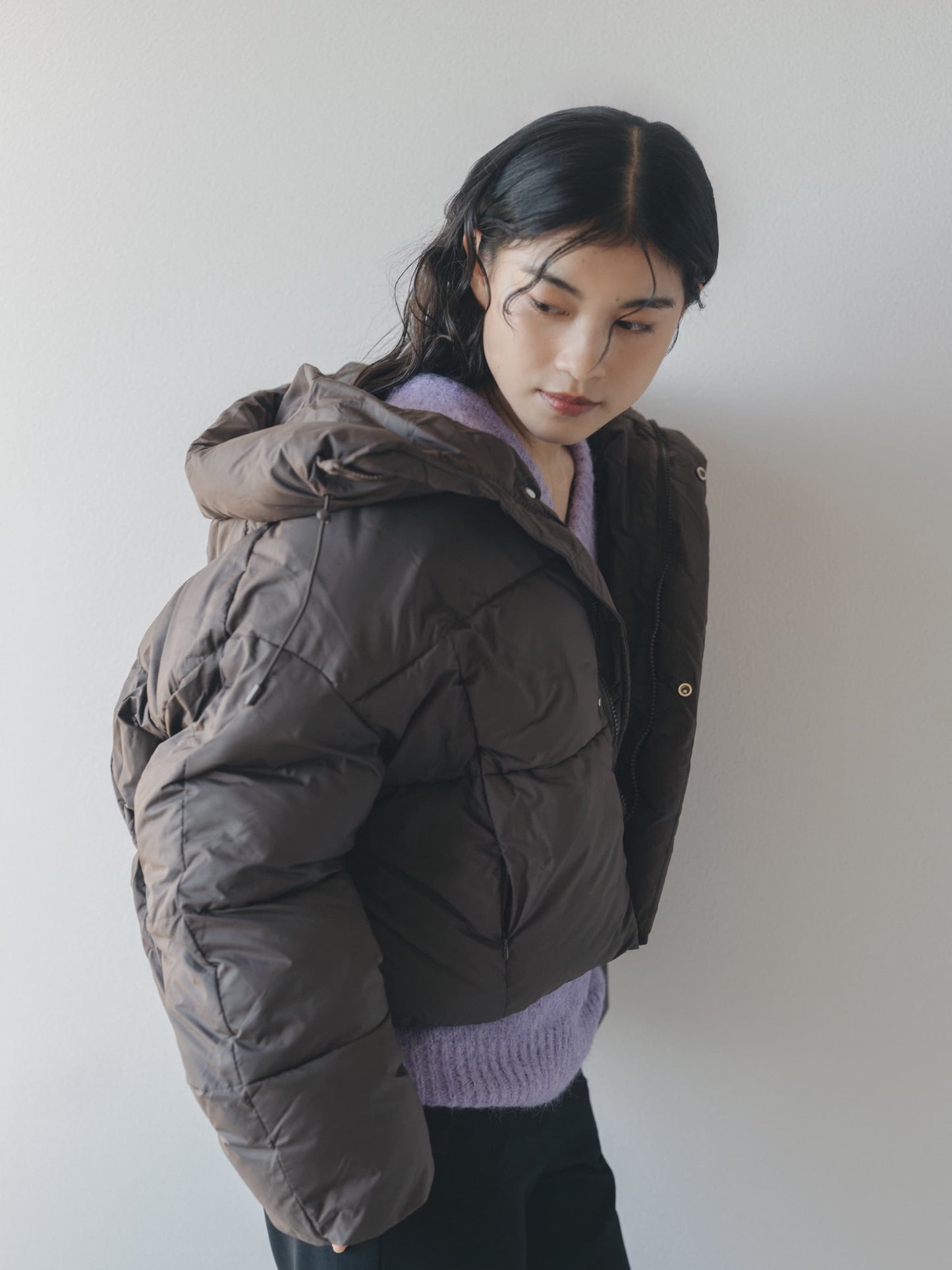 high neck foodie padding