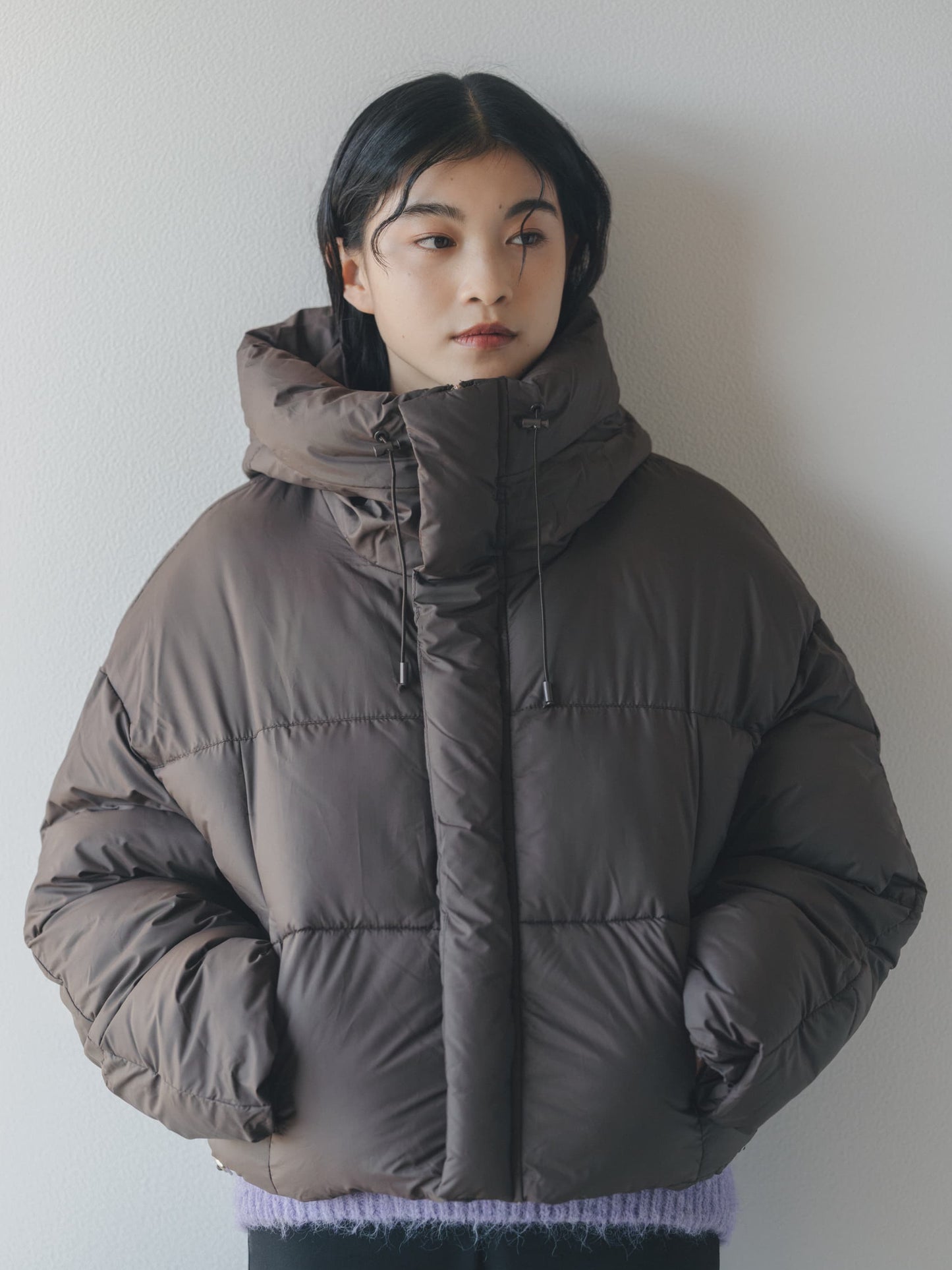 high neck foodie padding