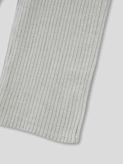 stripe linen pants