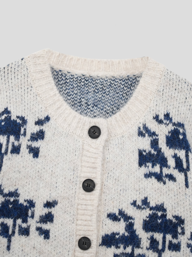 nordic wool cardigan