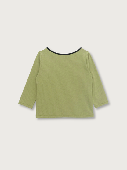 【先行予約販売】striped sleeve top
