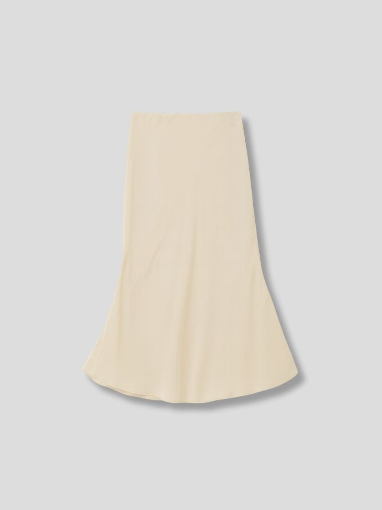 color satin skirt