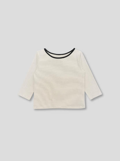 【先行予約販売】striped sleeve top