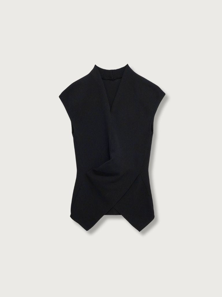 v warp knit top