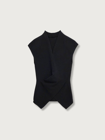 v warp knit top