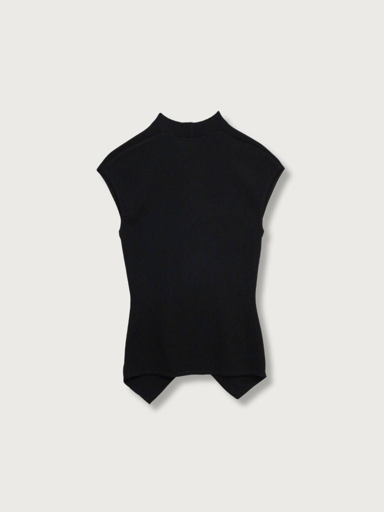 v warp knit top