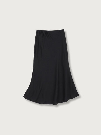 color satin skirt