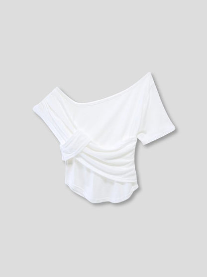 twist crop tee