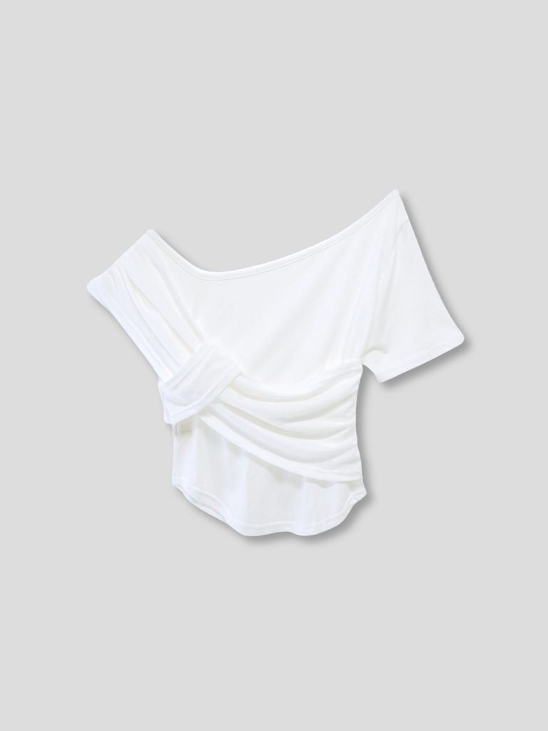 twist crop tee