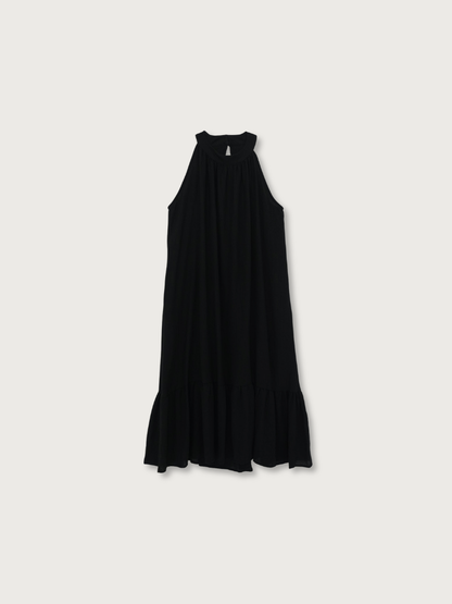 back open halter neck dress