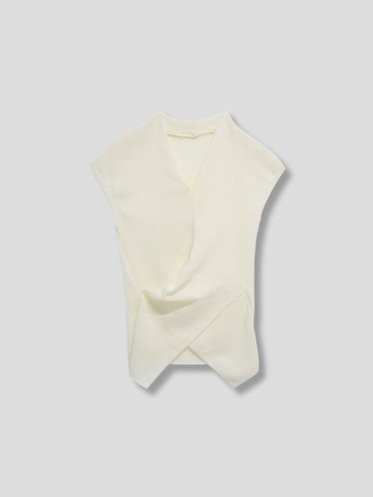 v warp knit top