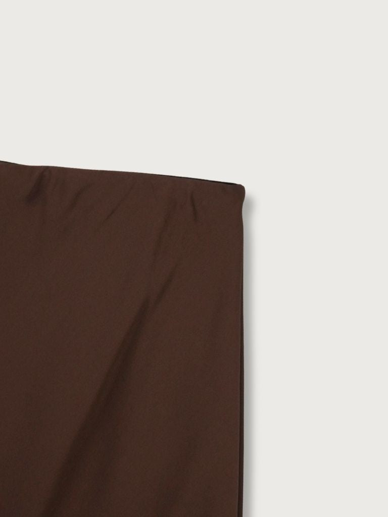 color satin skirt