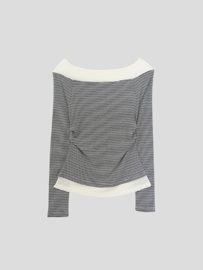 layered stripe top