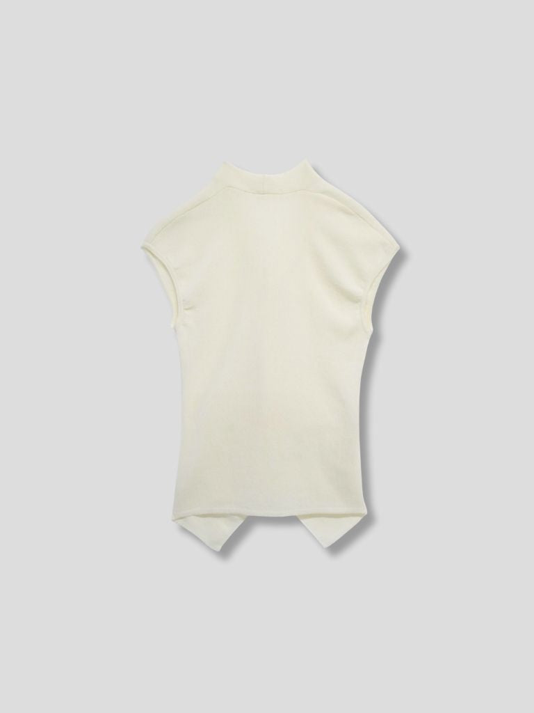 v warp knit top